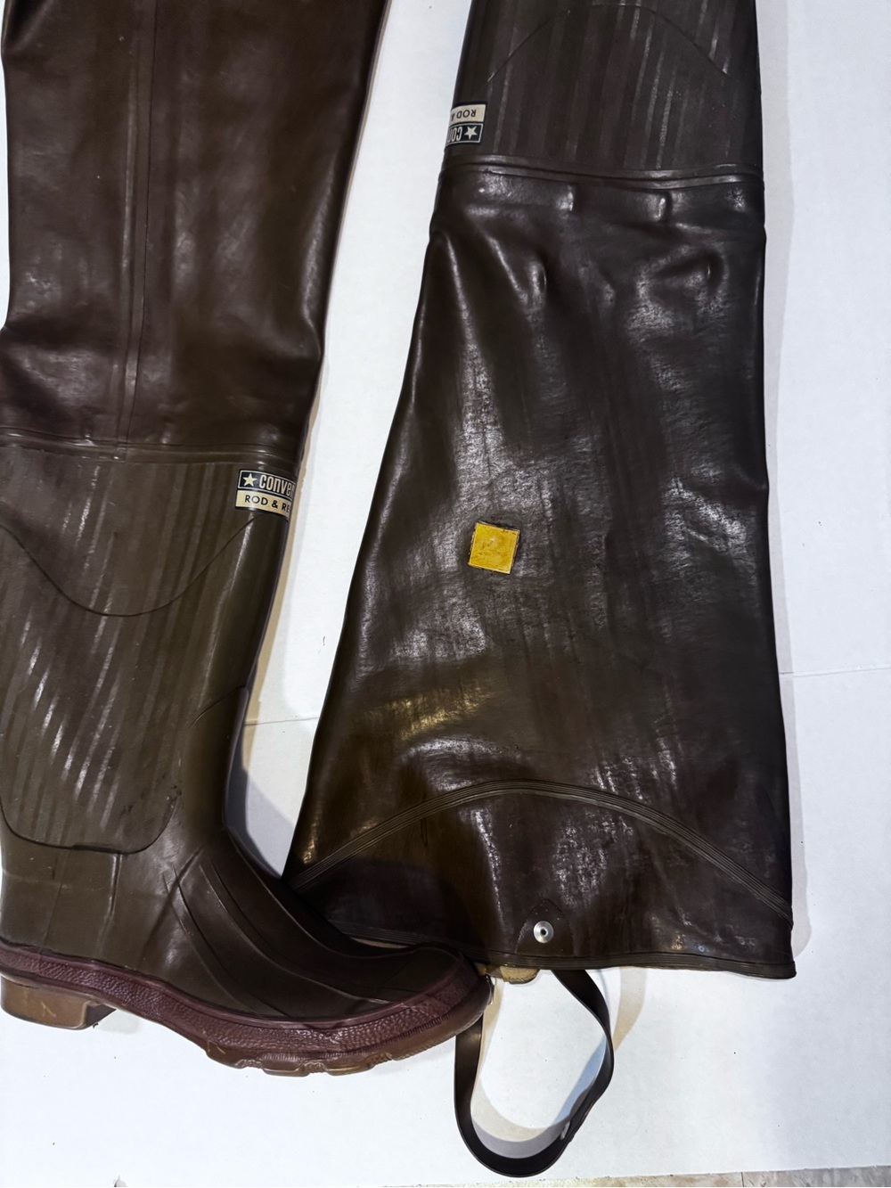 Vintage Converse Rod and Reel Sz 11 Waders